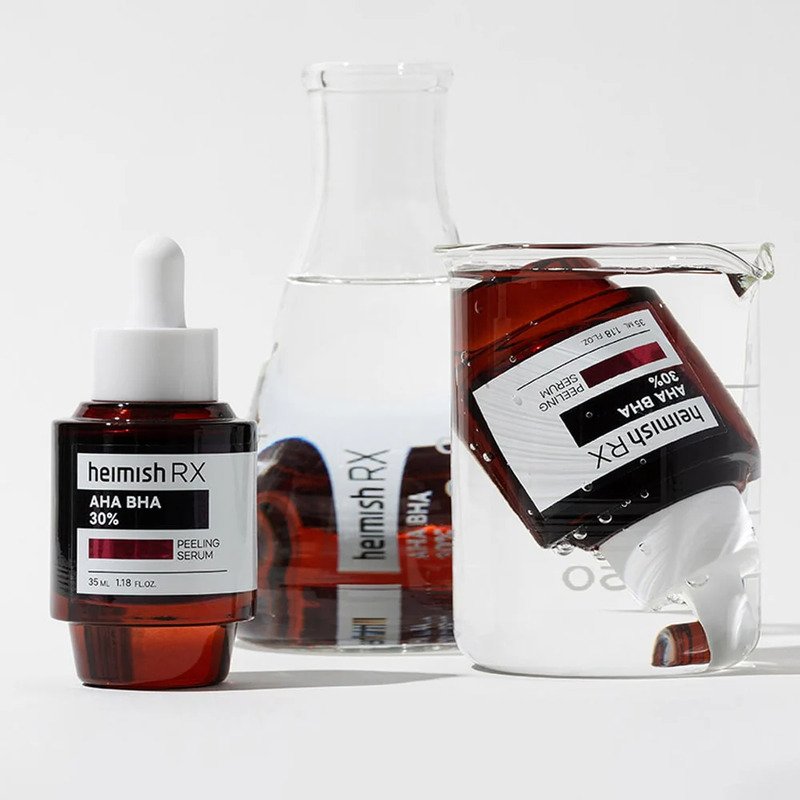 heimish RX AHA BHA Peeling Serum – šveičiamasis serumas 3