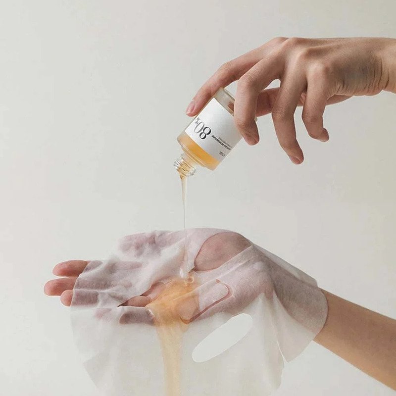 Anua Heartleaf 80% Moisture Soothing Ampoule Mask – raminamoji veido kaukė