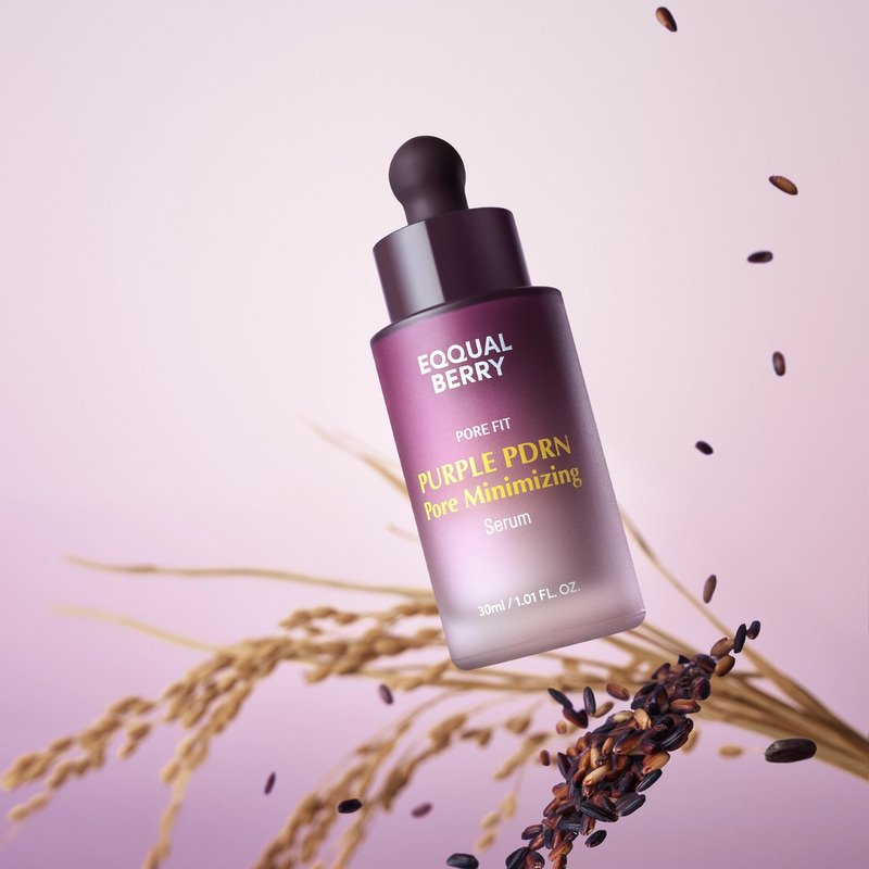 EQQUALBERRY Purple PDRN Pore Minimizing Serum – poras mažinantis veido serumas 1