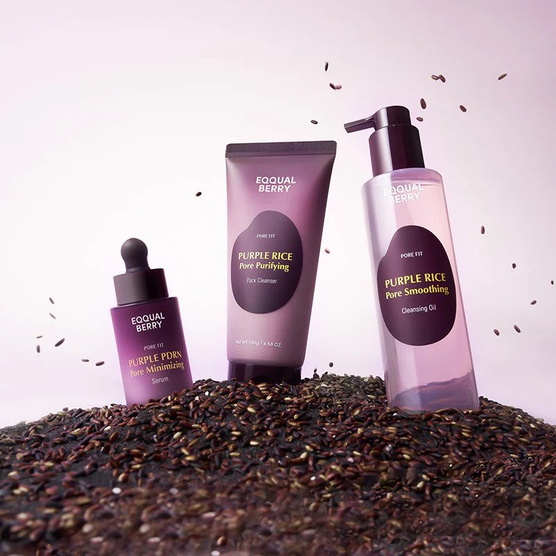 EQQUALBERRY Purple PDRN Pore Minimizing Serum – poras mažinantis veido serumas 3
