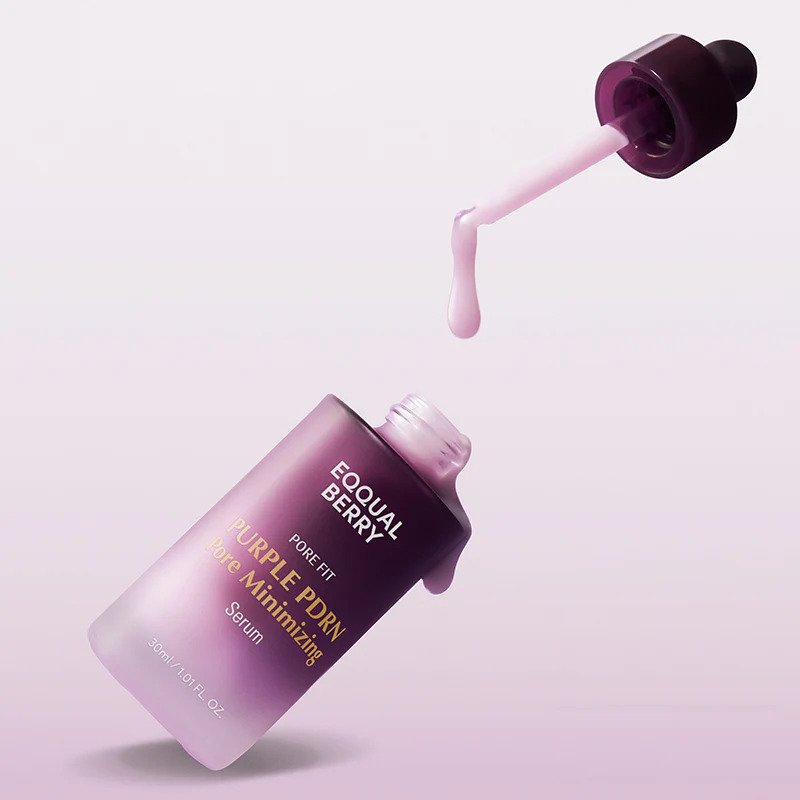 EQQUALBERRY Purple PDRN Pore Minimizing Serum – poras mažinantis veido serumas 2