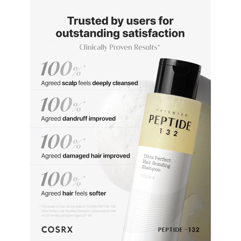 CosRX  Peptide 132 Ultra Perfect Hair Bonding Shampoo – stiprinamasis šampūnas 2