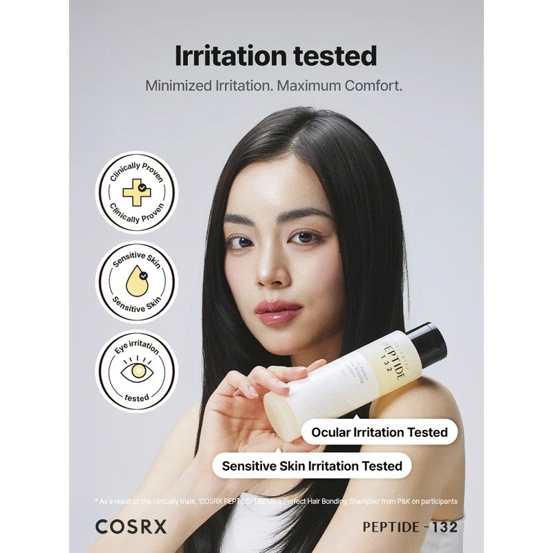 CosRX  Peptide 132 Ultra Perfect Hair Bonding Shampoo – stiprinamasis šampūnas 4