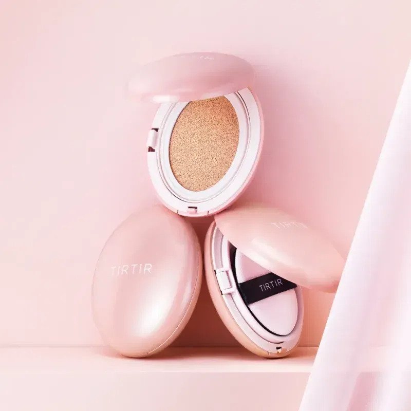 TIRTIR Mask Fit All Cover Cushion 27N Camel – makiažo pagrindas 5