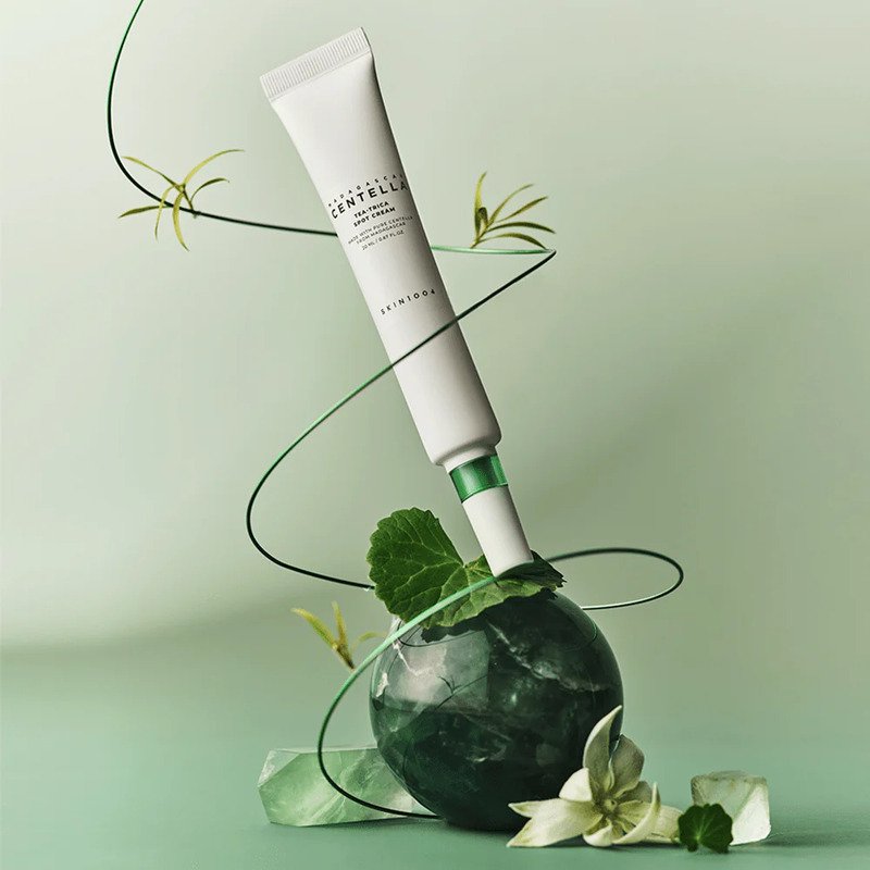 SKIN1004 Madagascar Centella Tea-Trica Spot Cream – raminamasis kremas 2