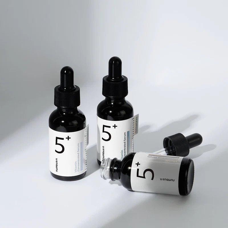 numbuzin No.5 Vitamin Concentrated Serum – šviesinamasis serumas 3