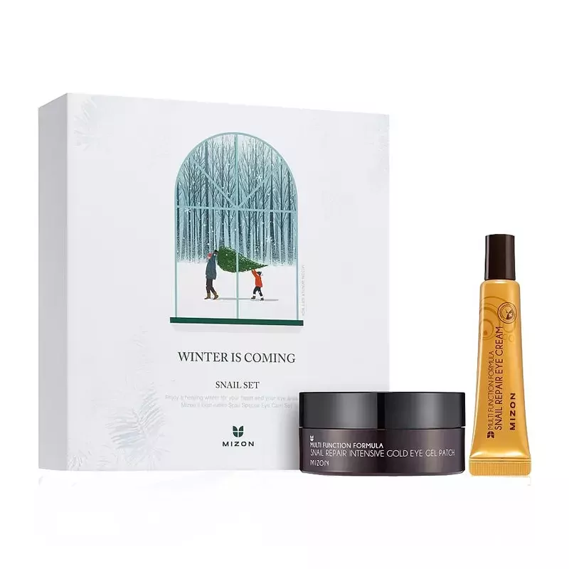 Mizon Winter Is Coming Snail Set – akių priežiūros dovanų rinkinys