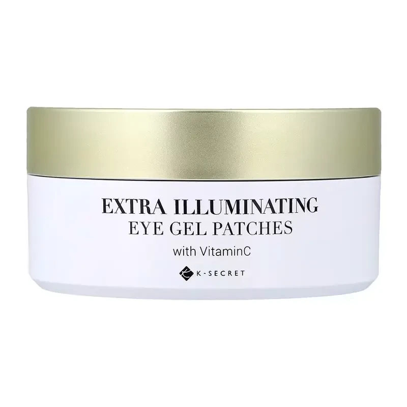 K-Secret Extra Illuminating Eye Gel Patches – paakių kaukės su vitaminu C
