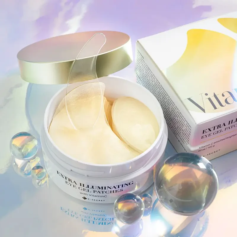K-Secret Extra Illuminating Eye Gel Patches – paakių kaukės su vitaminu C 1
