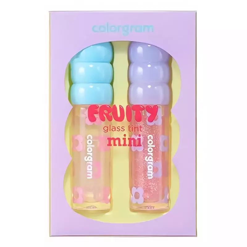 colorgram Fruity Glass Tint Mini Duo #01 Double Gloss – lūpų blizgesių mini rinkinys