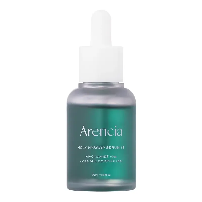 Arencia Holy Hyssop Serum 12 – skaistinamasis serumas su niacinamidu ir vitaminais