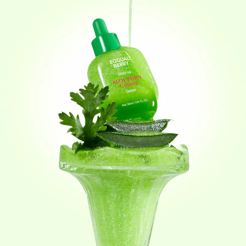 EQQUALBERRY Aloe PDRN Calming Serum – raminantis veido serumas su PDRN ir alavijais 2