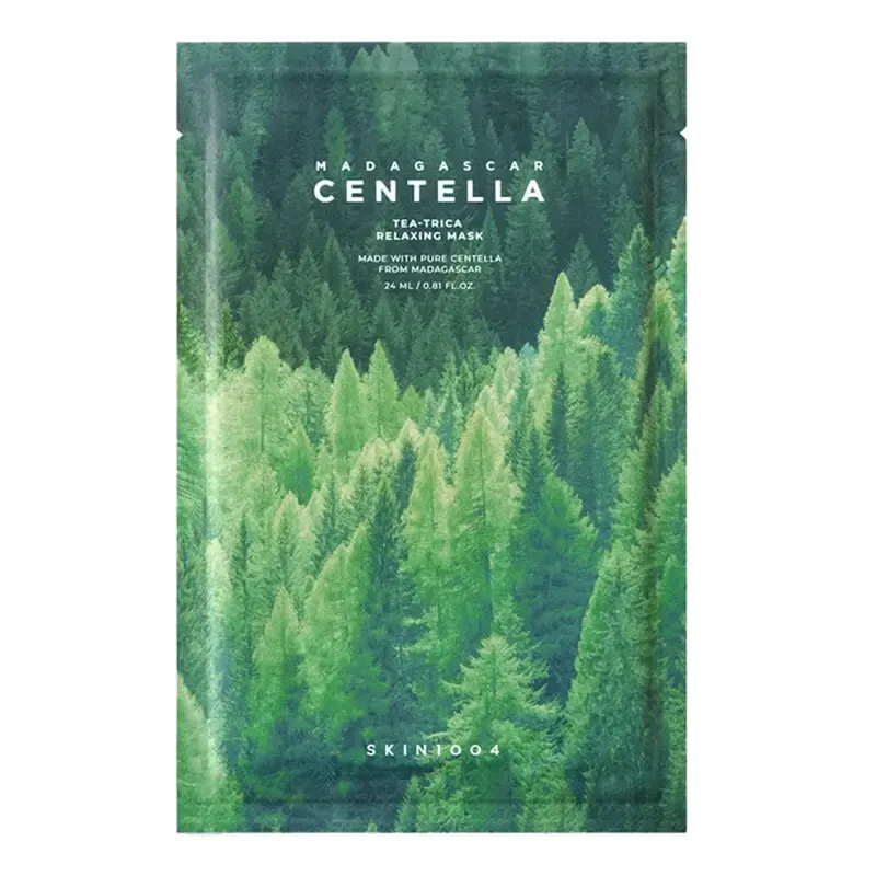 SKIN1004 Madagascar Centella Tea Trica Relaxing Mask – veido kaukė