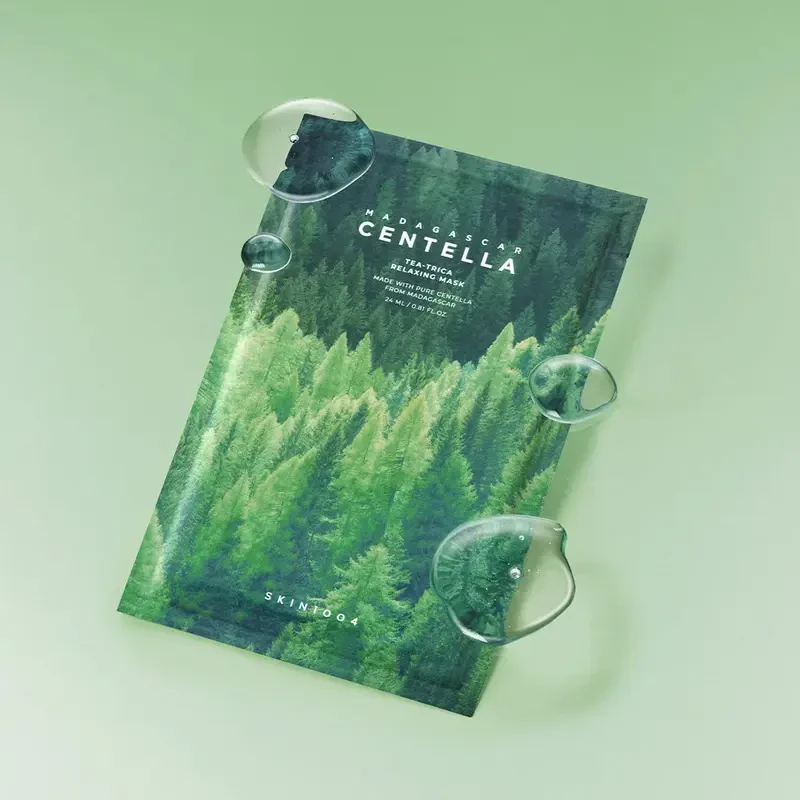 SKIN1004 Madagascar Centella Tea Trica Relaxing Mask – veido kaukė 1