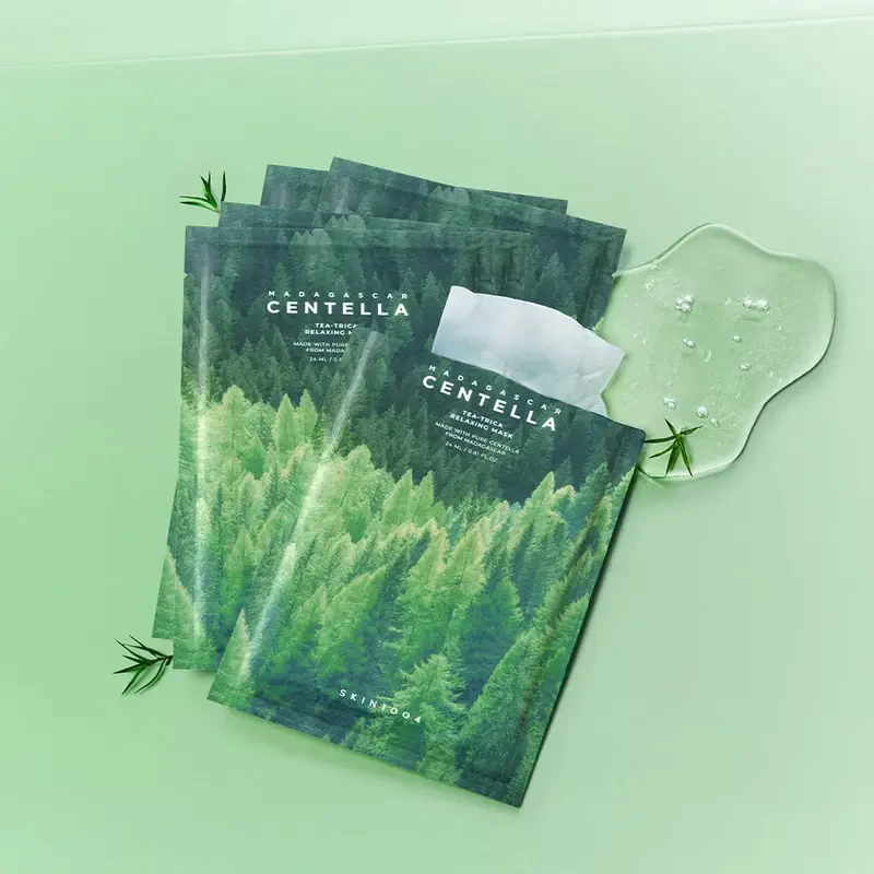 SKIN1004 Madagascar Centella Tea Trica Relaxing Mask – veido kaukė 2