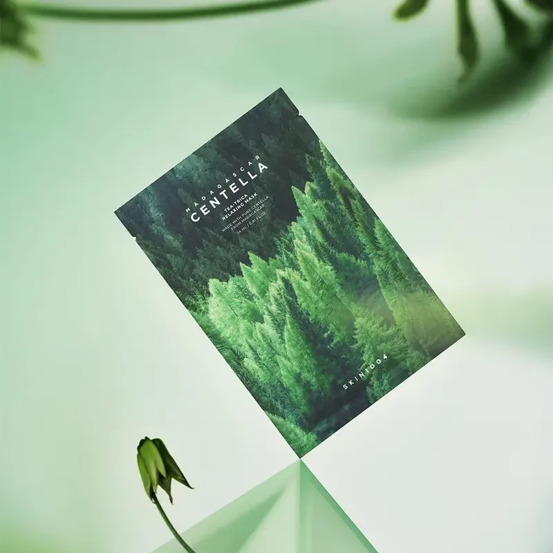 SKIN1004 Madagascar Centella Tea Trica Relaxing Mask – veido kaukė 3