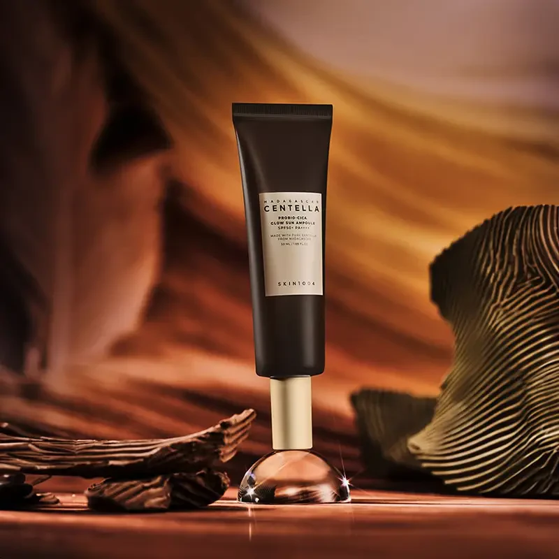SKIN1004 Madagascar Centella Probio-Cica Glow Sun Ampoule SPF50+ PA++++ – apsauginis kremas nuo saulės 1