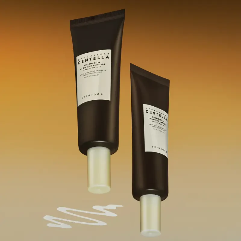 SKIN1004 Madagascar Centella Probio-Cica Glow Sun Ampoule SPF50+ PA++++ – apsauginis kremas nuo saulės 2