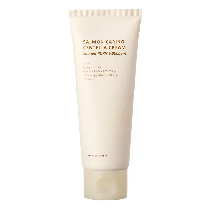 HEVEBLUE Salmon Caring Centella Cream – veido kremas su PDRN