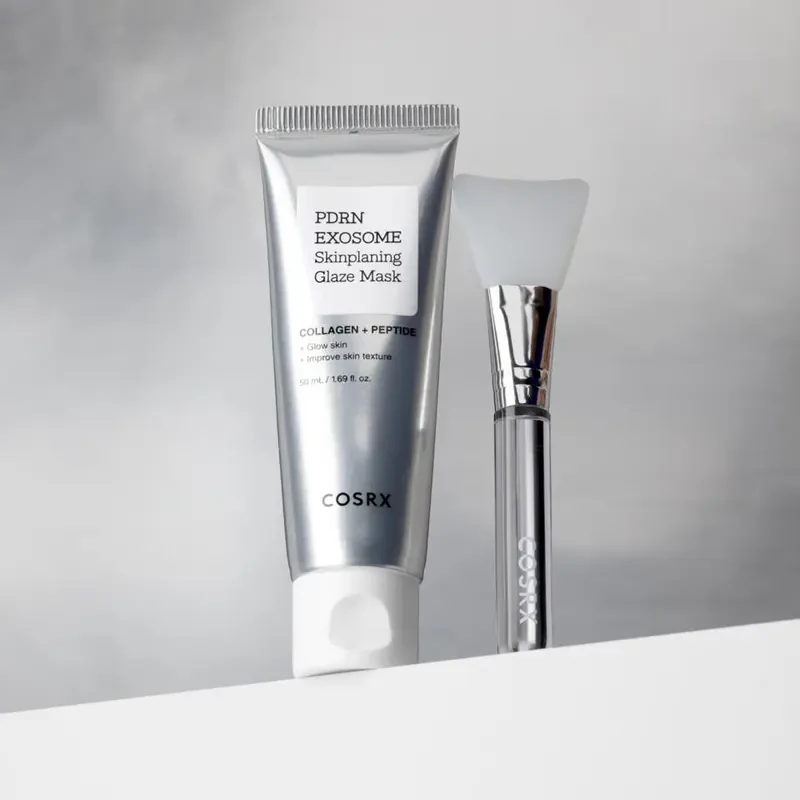 CosRX PDRN Exosome Skinplaning Glaze Mask – drėkinamoji kaukė su PDRN ir egzosomomis 3