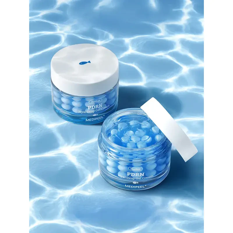 MediPeel Mooltox PDRN Hyal Drop Gel Cream – drėkinamasis gelio kremas su PDRN, 50 g. 1