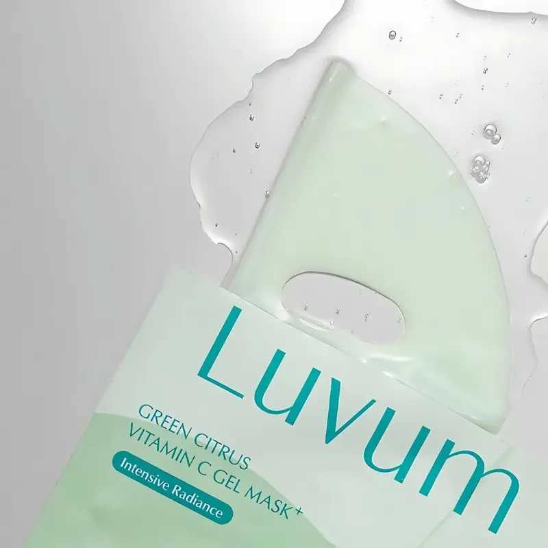 Luvum Green Citrus Mask Plus, 33g. – hidrogelio kaukė su vitaminu C 3