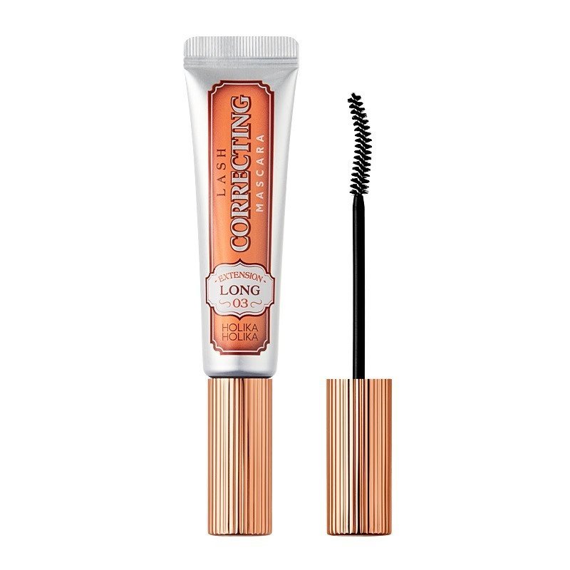 Holika Holika Lash Correcting Mascara Remover Set 03 Long Extension – ilginantis blakstienų tušas su tušo valikliu 1