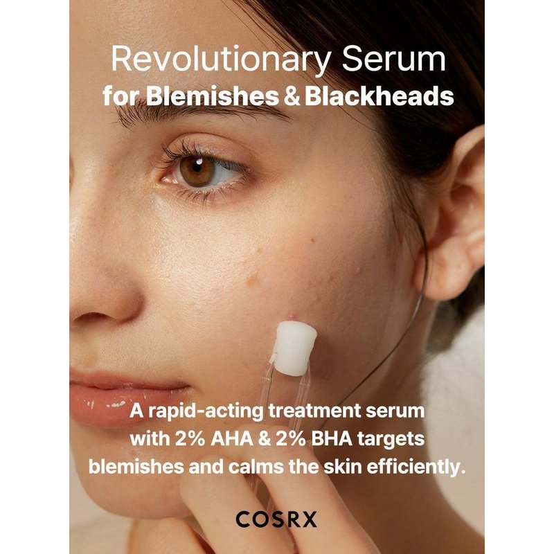 CosRX The AHA 2 BHA 2 Blemish Treatment Serum – serumas su AHA BHA PHA rūgštimis 4