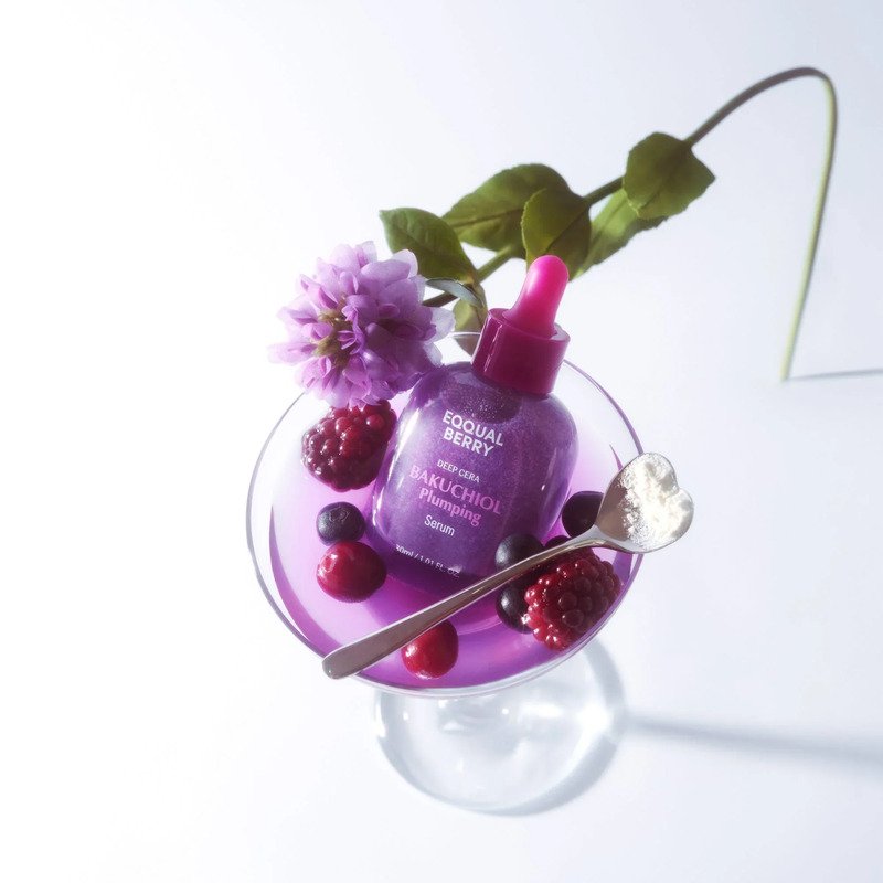 EQQUALBERRY Bakuchiol Plumping Serum – stangrinamasis serumas su bakučioliu