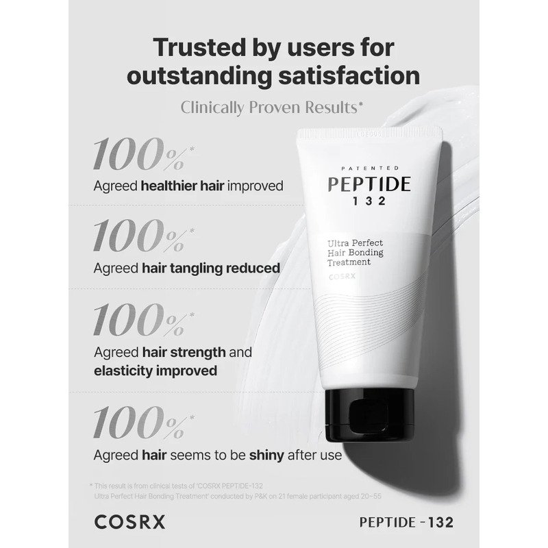 CosRX  Peptide 132 Ultra Perfect Hair Bonding Treatment – intensyviai atstatantis balzamas 3