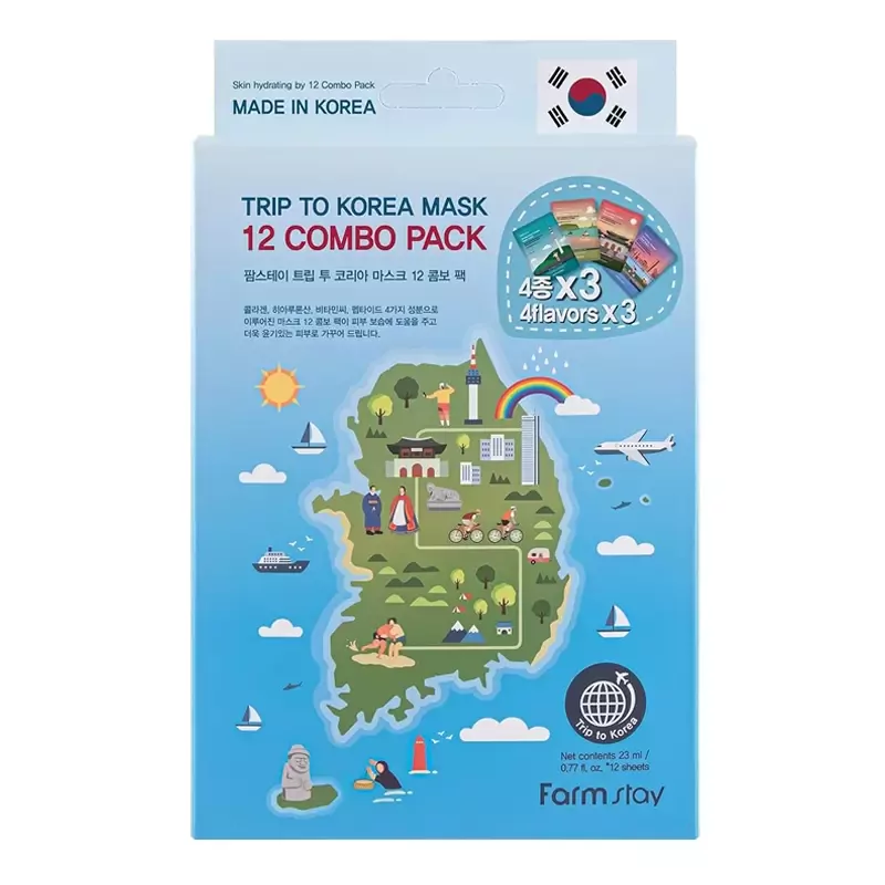 Farmstay Trip To Korea – veido kaukių rinkinys