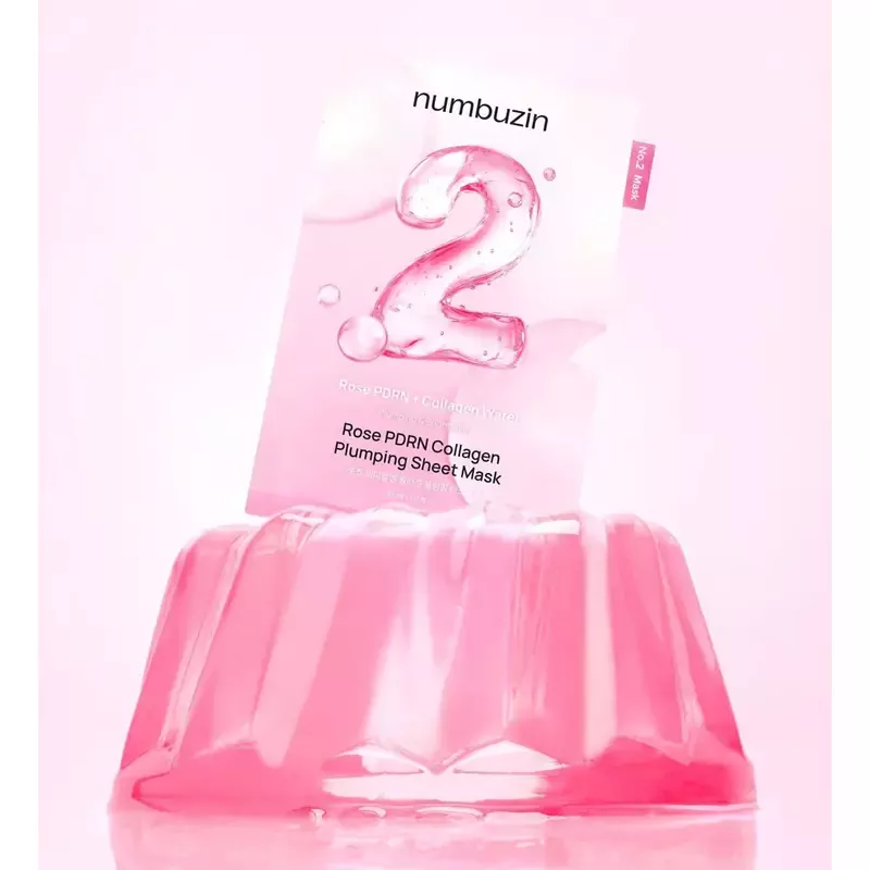 numbuzin No.2 Rose PDRN Overnight Collagen Mask – stangrinanti naktinė kaukė 2