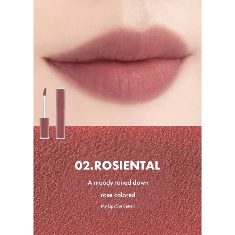 romand Blur Fudge Tint 02 Rosiental – matiniai lūpų dažai 2