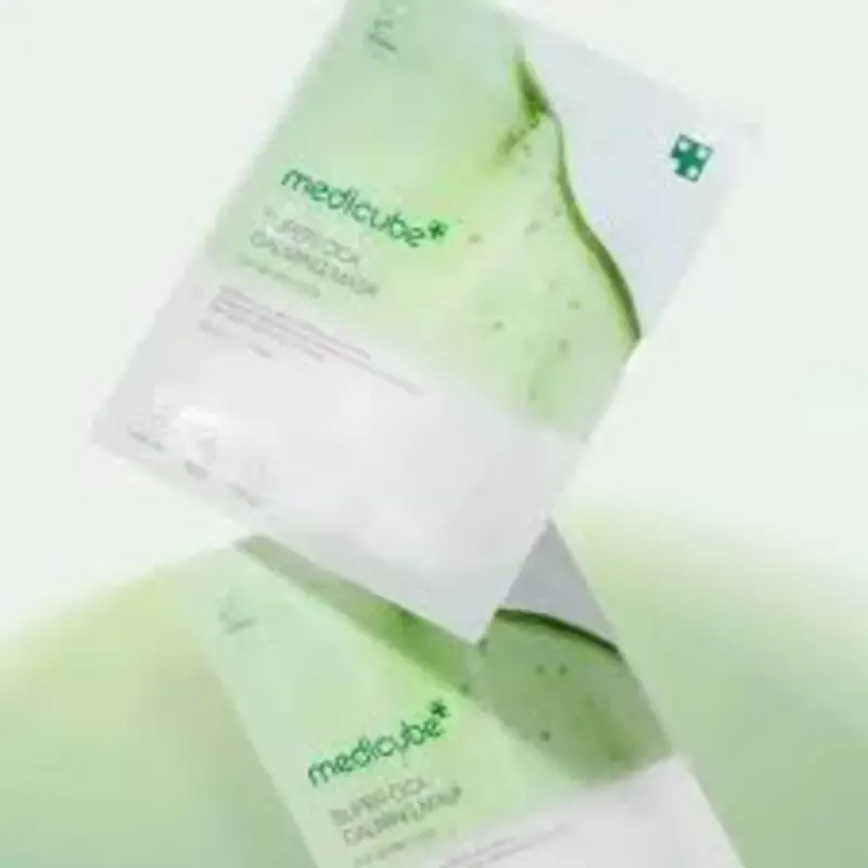 medicube Super Cica Calming Mask – raminamoji veido kaukės su centele 1