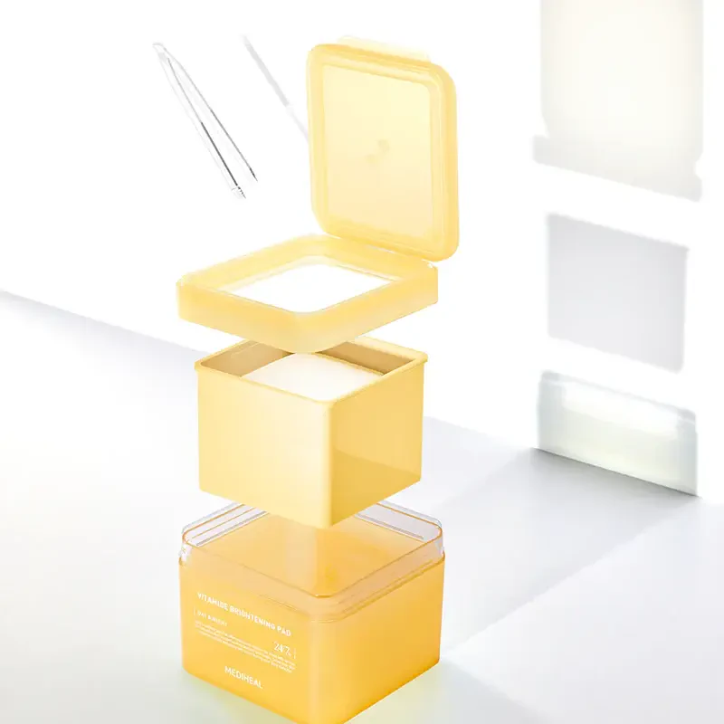 MEDIHEAL Vitamin Brightening Pad – šviesinantys toniko padeliai su niacinamidu 1