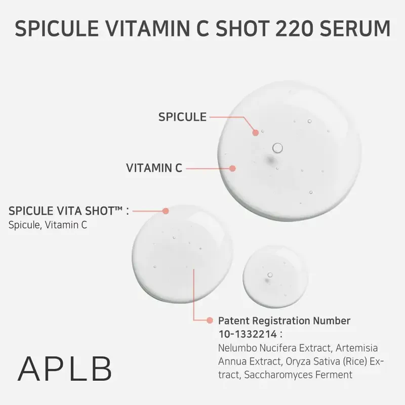 APLB Spicule Vitamin C Shot 220 Serum – serumas su vitaminu C 1