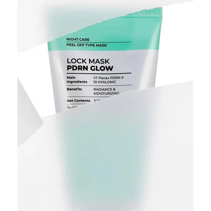 VT Cosmetics Glow Lock Mask – drėkinamoji kaukė su PDRN  1