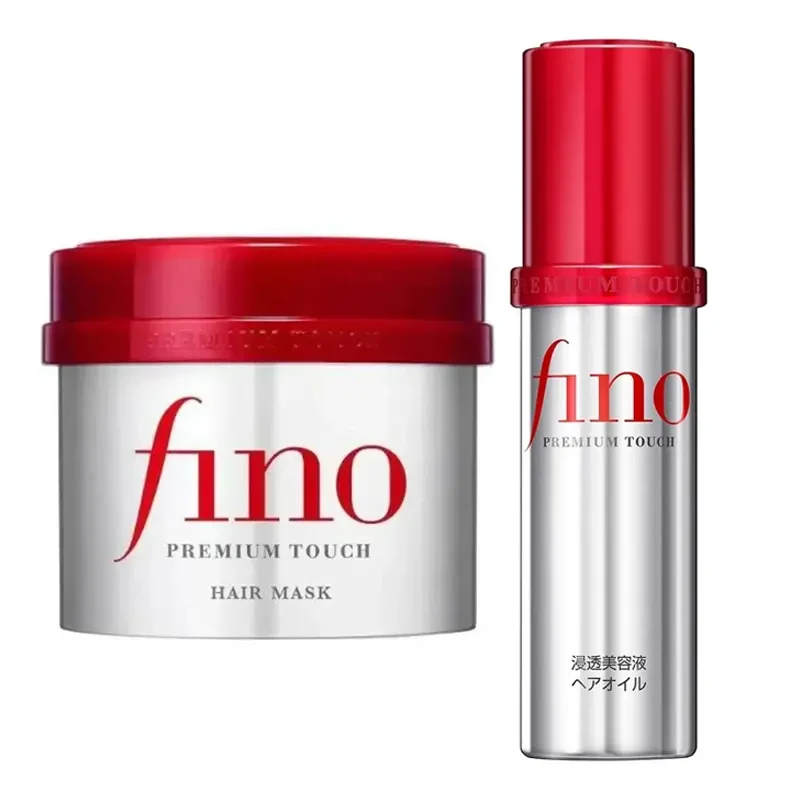 Shiseido Fino plaukų kaukės ir serumo rinkinys