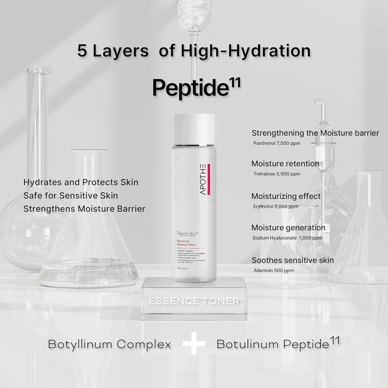 APOTHE Peptide 11 Botulinum Essence Toner – stangrinamasis tonikas 1