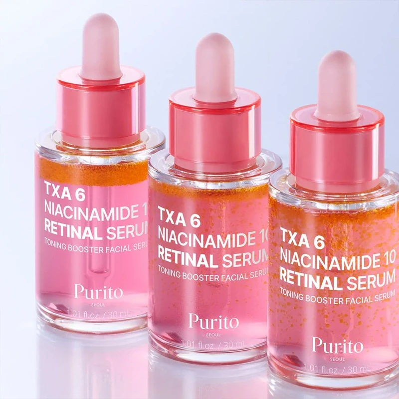 Purito Seoul TXA 6 Niacinamide 10 Retinal Serum – serumas su retinoliu ir niacinamidu 2