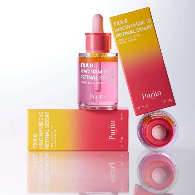 Purito Seoul TXA 6 Niacinamide 10 Retinal Serum – serumas su retinoliu ir niacinamidu 3