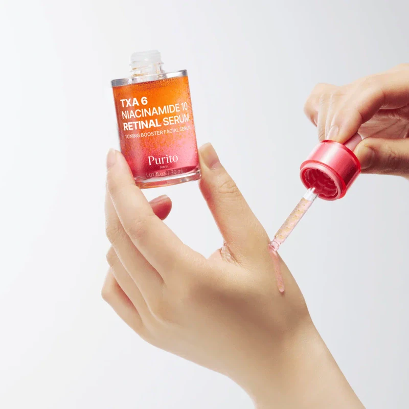 Purito Seoul TXA 6 Niacinamide 10 Retinal Serum – serumas su retinoliu ir niacinamidu 4