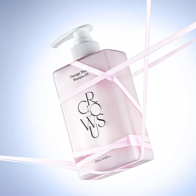 GROWUS Damage Therapy Shampoo EX, 500g. – atkuriamasis plaukų šampūnas su kolagenu 1