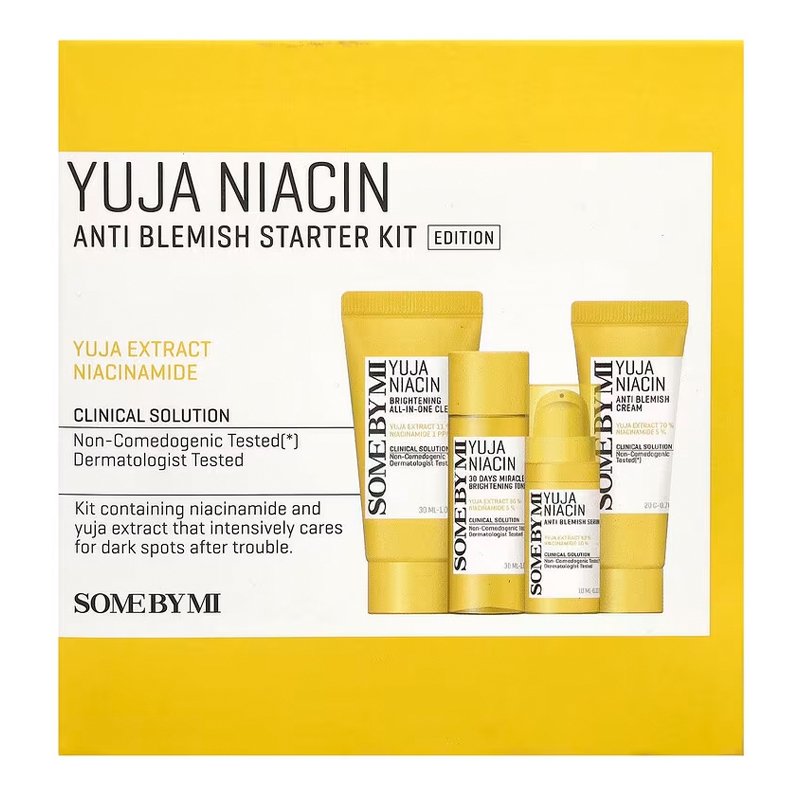 Some By Mi Yuja Niacin Yuja Niacin Anti Blemish Starter Kit – kosmetikos mini rinkinys