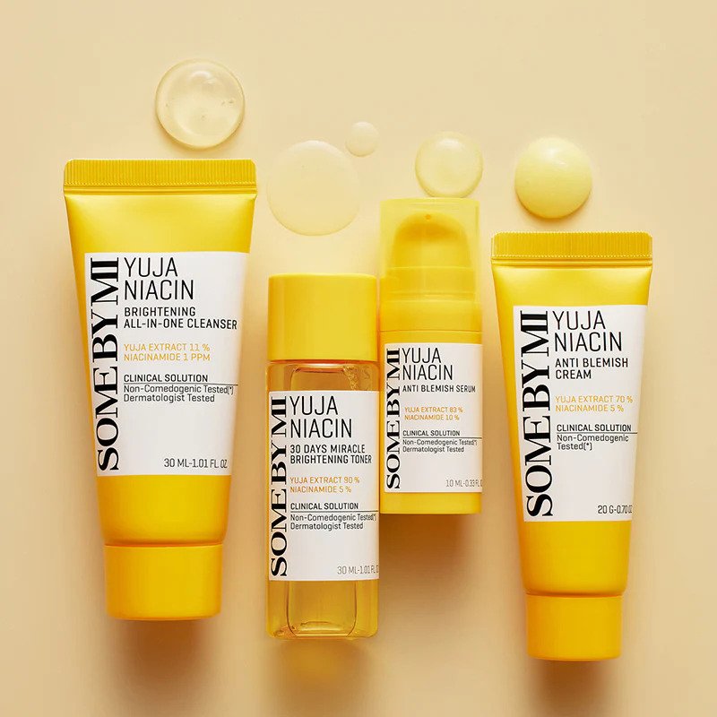 Some By Mi Yuja Niacin Yuja Niacin Anti Blemish Starter Kit – kosmetikos mini rinkinys