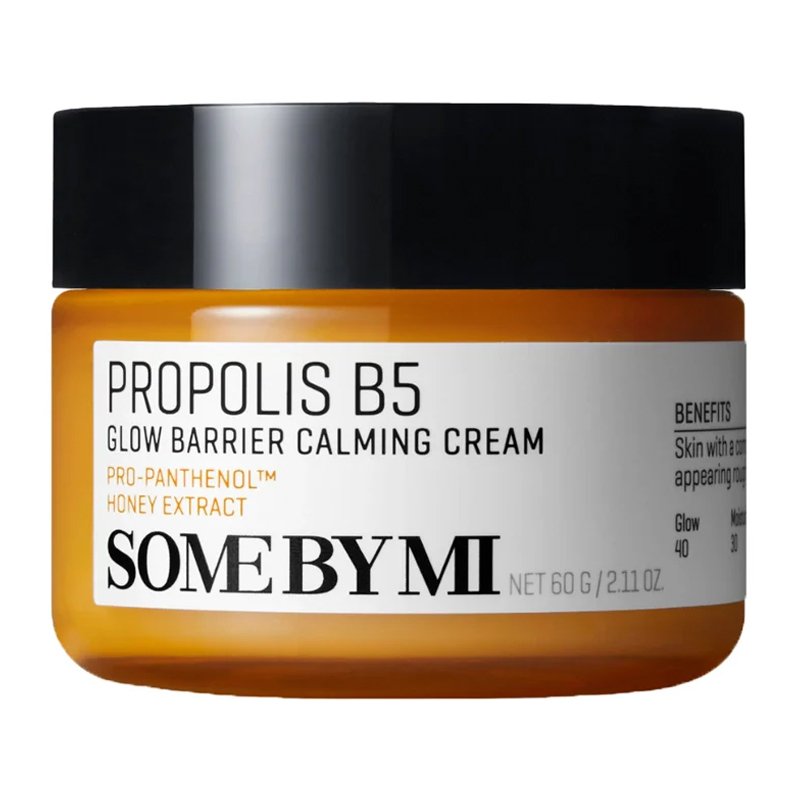 Some By Mi Propolis B5 Glow Barrier Calming Cream – raminamasis veido kremas su propoliu