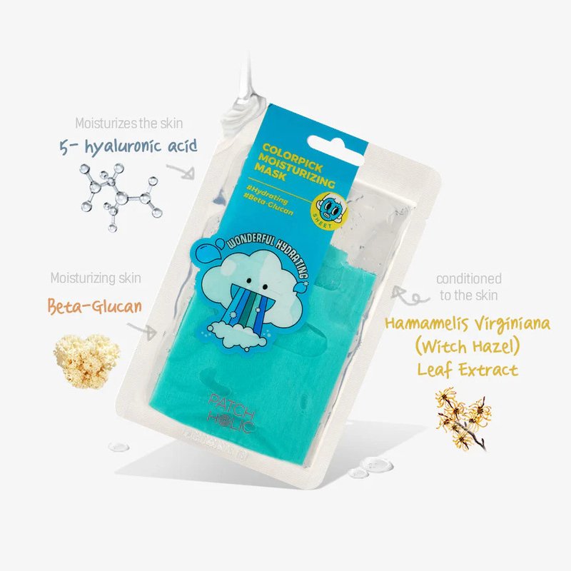 Patch Holic Colorpick Moisturizing Mask – drėkinamoji veido kaukė