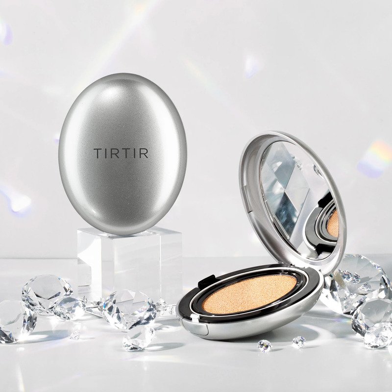 TIRTIR Mask Fit Aura Cushion 27C Cool Beige – makiažo pagrindas