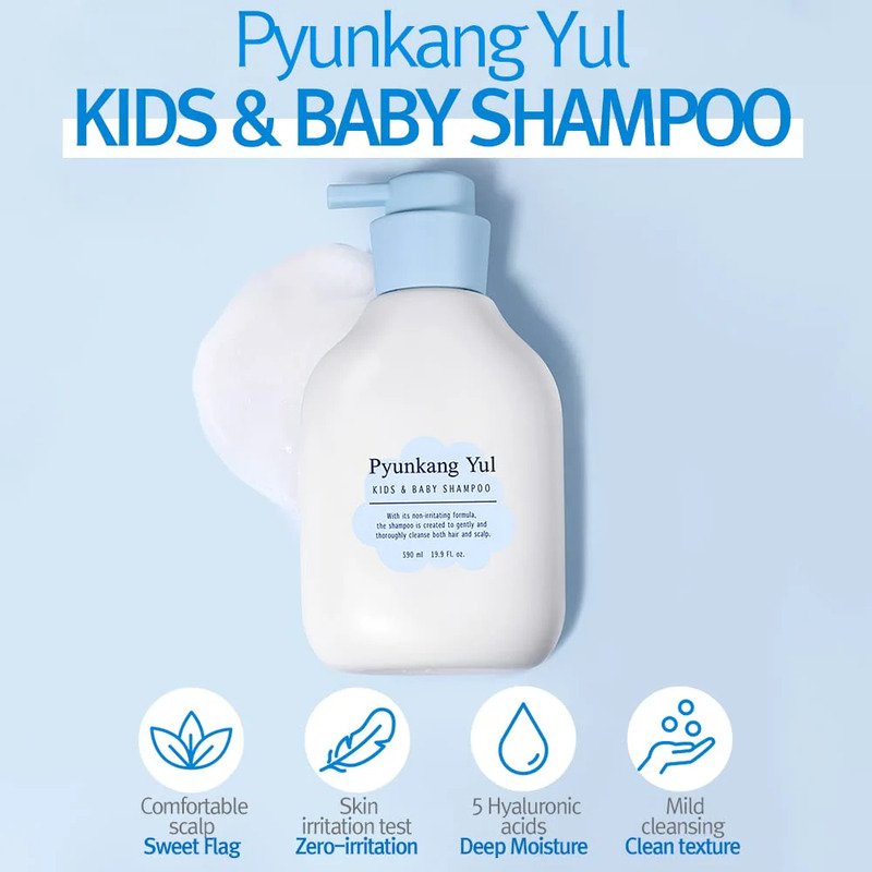 Pyunkang Yul Kids & Baby Shampoo – švelnus šampūnas vaikams