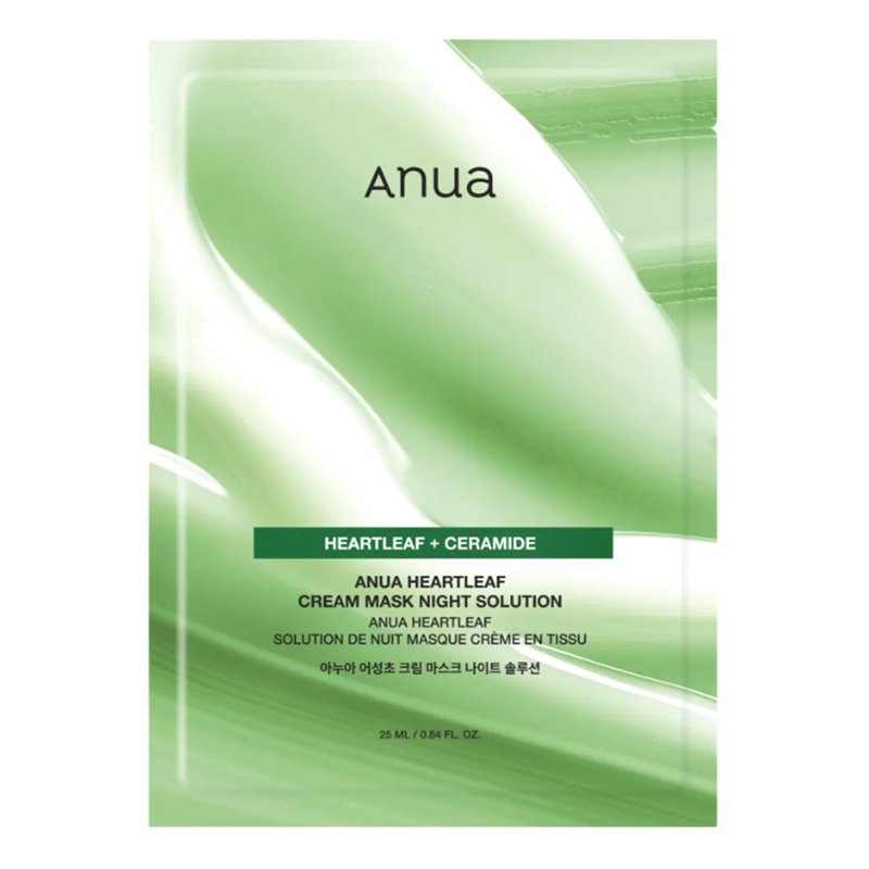 Anua Heartleaf Cream Mask Night Solution – raminamoji vakaro veido kaukė